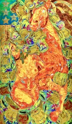 Une femme pleine de vie et son cheval