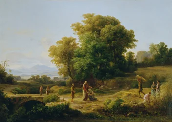 Paysage idéal avec Booz et Ruth