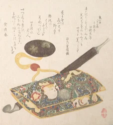 Pochette à tabac et pipe