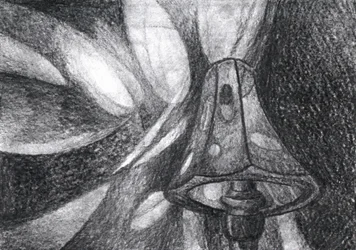 Art Nouveau Lamp Sketch