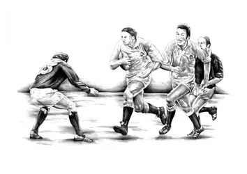 Match de rugby classique