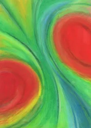 Tourbillons de couleurs dynamiques