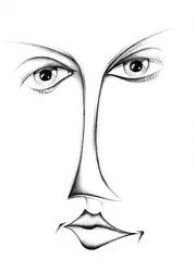 Visage énigmatique