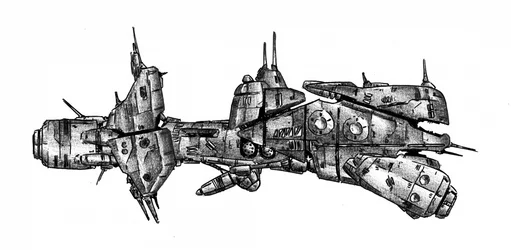 Vaisseau spatial de science-fiction futuriste
