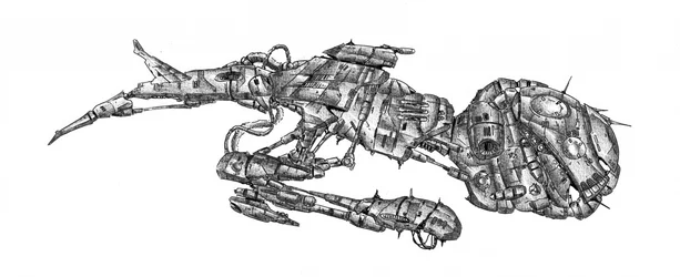 Conception de vaisseaux spatiaux futuristes