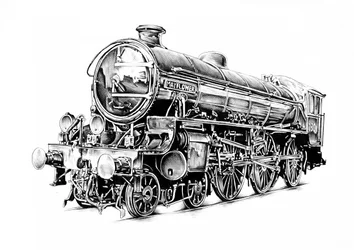 Locomotive à vapeur historique