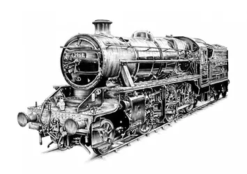 Locomotive à vapeur historique