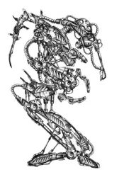 Un cyborg de science-fiction très sophistiqué