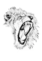 Le rugissement majestueux du lion