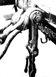Ancien mécanisme métallique