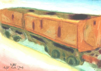Anciens wagons de la ligne Orange