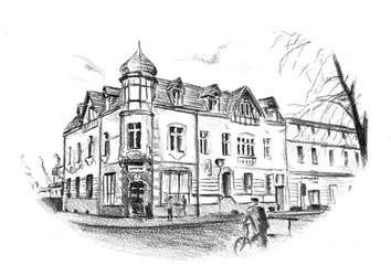 Dessin de la vieille ville