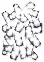 Formes abstraites qui se chevauchent
