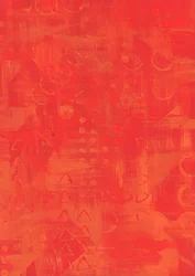 Géométrie rouge-orange