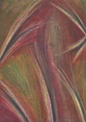 Abstrait chaleureux et tourbillonnant
