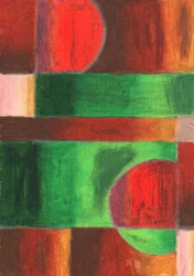 Abstrait géométrique éclatant