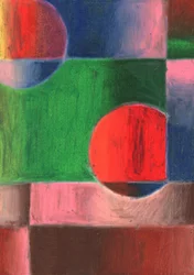 Abstrait géométrique éclatant