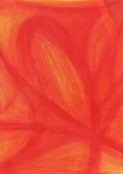 Abstrait rouge vif