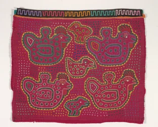 Panneau de chemise (mola) (coton appliqué)