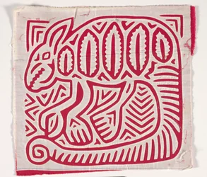 Panneau de chemise (mola) (coton appliqué)