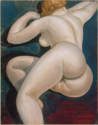 Nu féminin allongé sur le dos