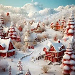 3d Noël enneigé 4