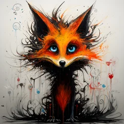 Anthropomorphisme du renard magique 2