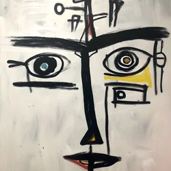 Visage avec 3 yeux 1