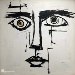 Visage avec 3 yeux 4