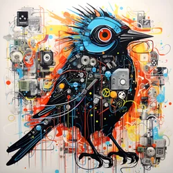 Graffiti oiseau 3