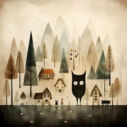 Paysage avec figure 1