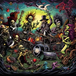 monstres jouant des instruments 2