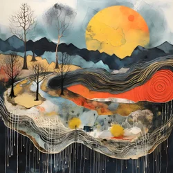 Paysage préhistorique 1