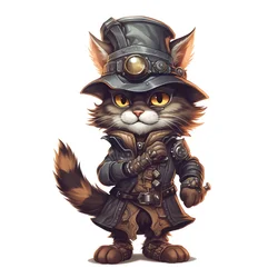 Chat mignon anthropomorphe 3