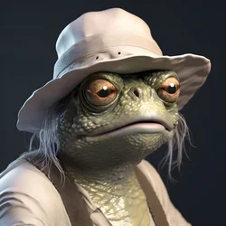 Vieille créature de grenouille laide 4