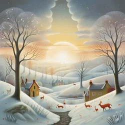 Paysage romantique