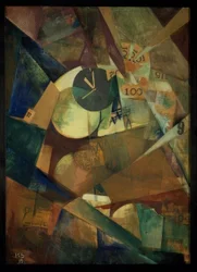 Le grand tableau du moi (tableau Merz 9 b)