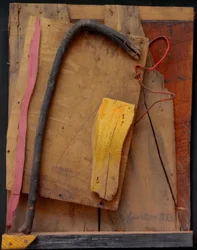 Sans titre (Merzbild rose-jaune)
