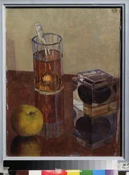 Nature morte avec un pot à encre