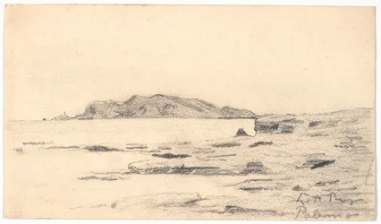 Monte Pellegrino vu de la côte près de Palerme