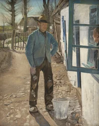 Blanchiment de la vieille maison
