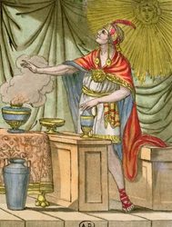 Prêtre péruvien ancien, de 
