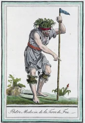 Prêtre médecin de la Terre de Feu (Chili)