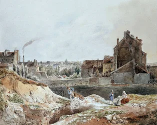 Montmartre en 1833 (carrières)