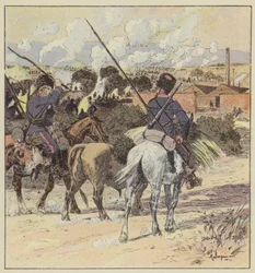 Bivouac des cosaques du général Rennenkampf