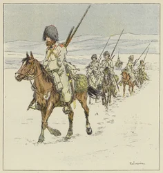 Les cosaques franchissent le Yalou