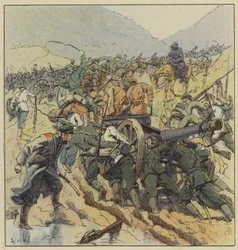 Les troupes russes se replient sur Liao-Yang