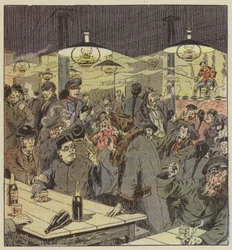 Un café-concert à Moukden