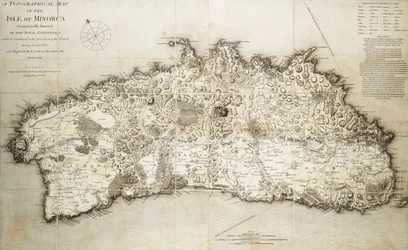 Carte de Minorque