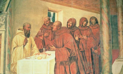 Communion, de la vie de Saint Benoît